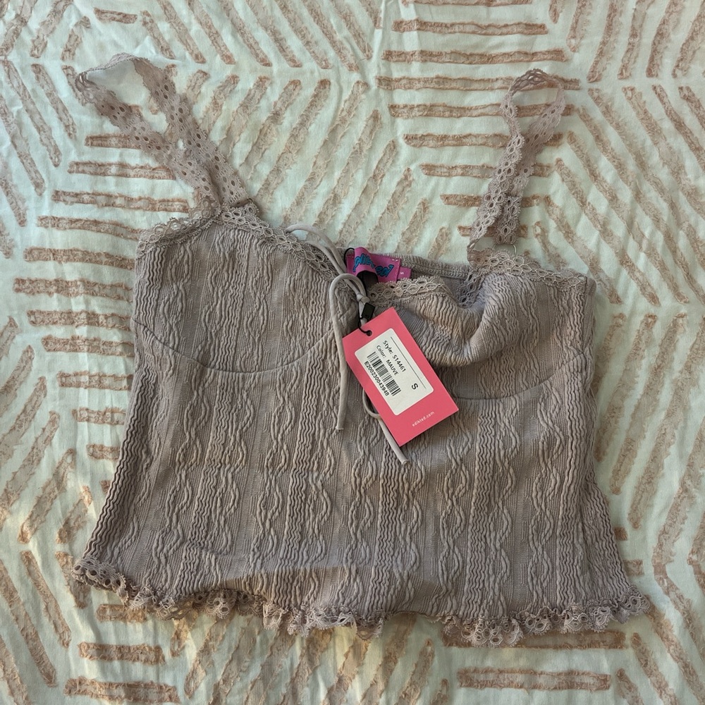 Edikted lace tank top